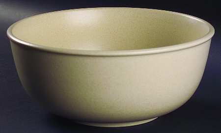 LIE11 Oatmeal(Tan) 10" Large Salad Serving Bowl