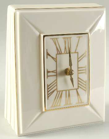 Timely Traditions Rectangular Facet Clock