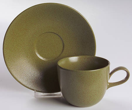 Moss Flat Cup & Saucer Set