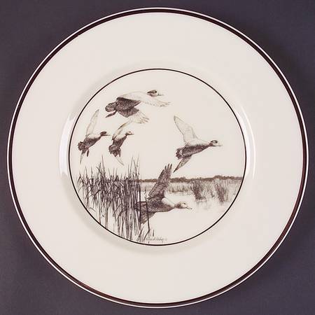 Wild Game Birds Dinner Plate