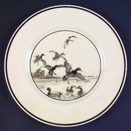 Wild Game Birds Dinner Plate