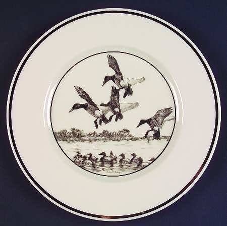 Wild Game Birds Dinner Plate