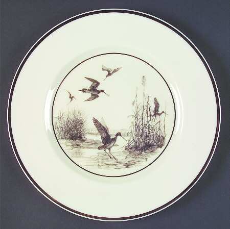 Wild Game Birds Dinner Plate
