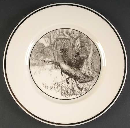 Wild Game Birds Dinner Plate