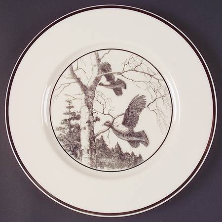 Wild Game Birds Dinner Plate