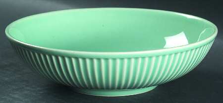Dolmen Turquoise Coupe Soup Bowl