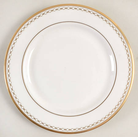 Pearl Gold Bread & Butter Plate by Lenox