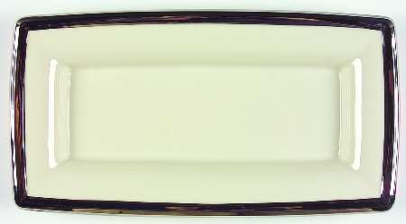 Solitaire Nouveau 13" Rectangular Serving Platter