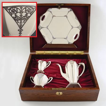 Centennial Sterling Silver 6 Pc Coffee Service & Case