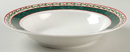 Christmastide Rim Soup Bowl