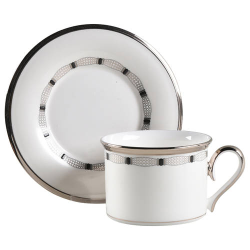 Soiree Flat Cup & Saucer Set