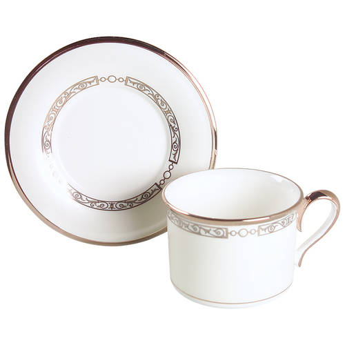 Grand Affair Flat Cup & Saucer Set
