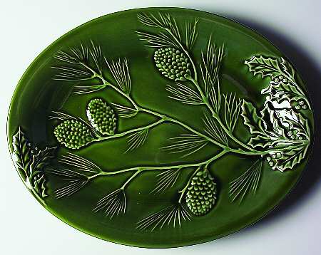 Rustic Pine 16" Oval Serving Platter by Lenox