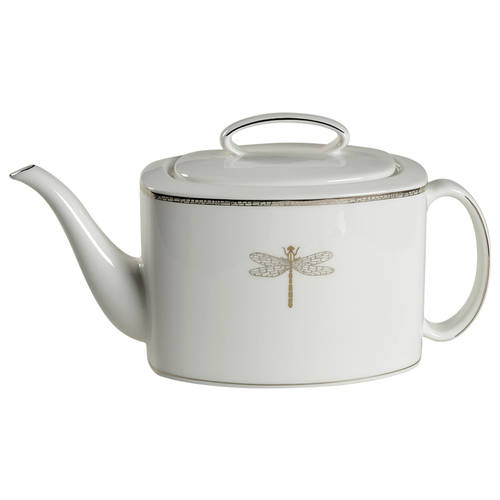 June Lane (Platinum Trim) Teapot & Lid