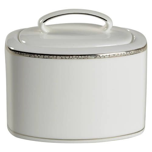 June Lane (Platinum Trim) Sugar Bowl & Lid
