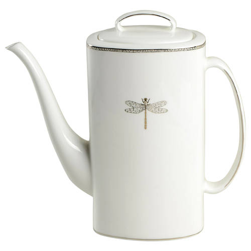 June Lane (Platinum Trim) Coffee Pot & Lid