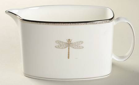 June Lane (Platinum Trim) Gravy Boat