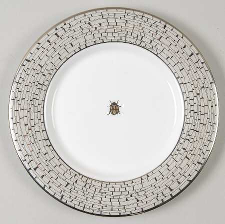 June Lane (Platinum Trim) Saucer for Flat Cup
