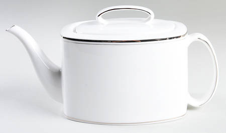 Library Lane Platinum Teapot & Lid