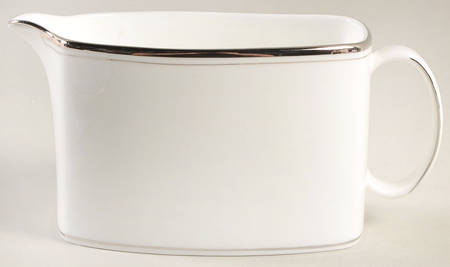 Library Lane Platinum Gravy Boat