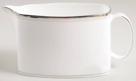 Library Lane Platinum Gravy Boat