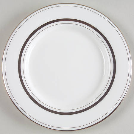 Library Lane Platinum Saucer for Flat Cup