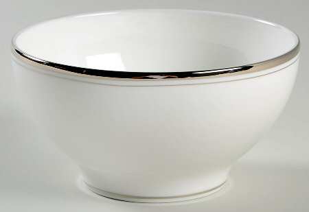 Library Lane Platinum Rice Bowl