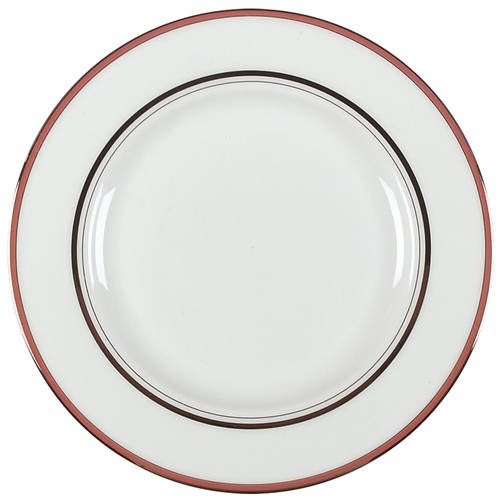 Library Lane Coral Salad Plate