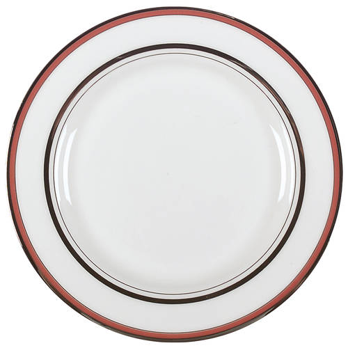 Library Lane Coral Bread & Butter Plate