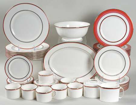 Library Lane Coral 53 Piece Set
