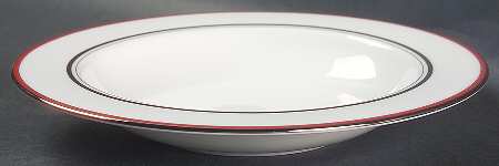 Library Lane Coral 9" Soup/Pasta Bowl