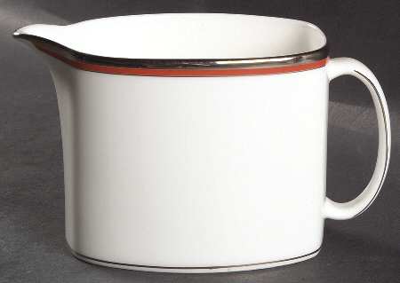 Library Lane Coral Creamer