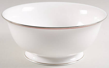 Library Lane Pink 8" Round Vegetable Bowl