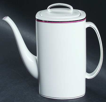 Library Lane Pink Coffee Pot & Lid