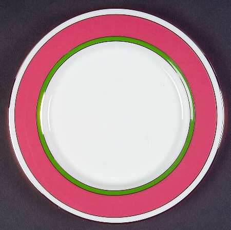 Library Lane Pink Tidbit-Bread and Butter Plate