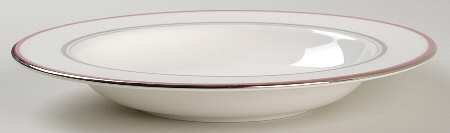 Library Lane Pink 9" Soup/Pasta Bowl