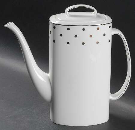 Larabee Road Platinum Coffee Pot & Lid