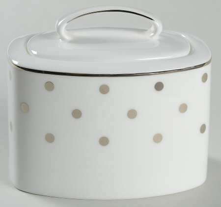 Larabee Road Platinum Sugar Bowl & Lid