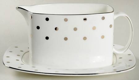 Larabee Road Platinum Gravy Boat & Underplate