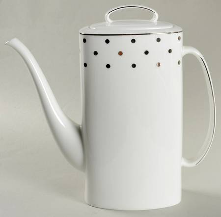 Larabee Road Platinum Coffee Pot & Lid