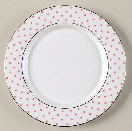 Larabee Road Pink Tidbit Plate