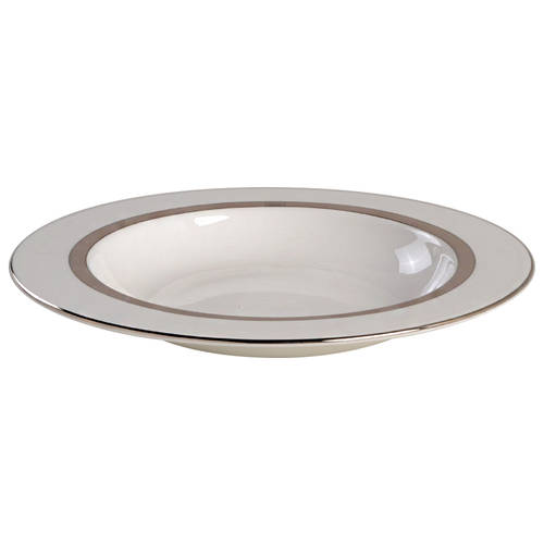 Noel Platinum 9" Soup/Pasta Bowl by Lenox