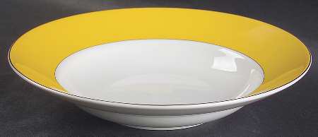 Rutherford Circle Yellow 9" Soup/Pasta Bowl