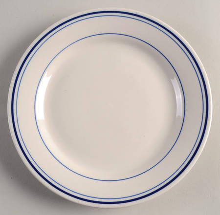 Blue Band (Blue Rings) Salad Plate