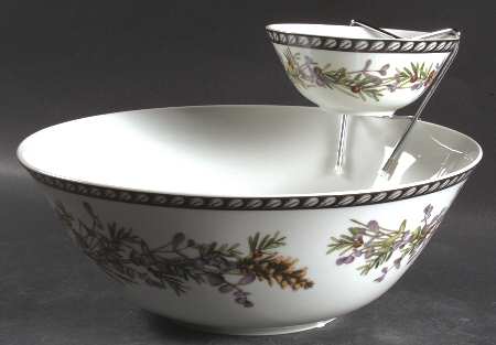 Etchings Accessories Tier Bowl Set-2 Bowls and Metal Holder by Lenox