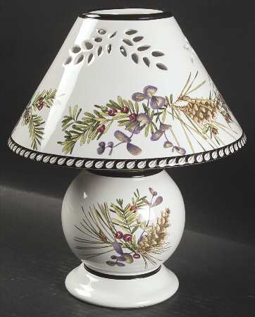 Etchings Accessories Candle Lamp & Shade by Lenox
