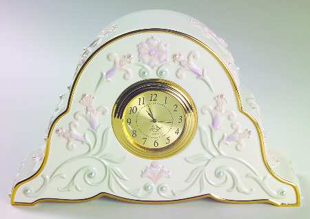 Gem Blossoms Large Quartz Clock