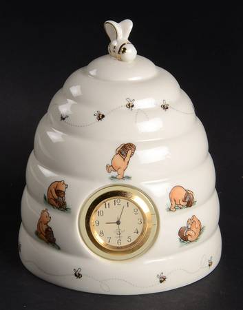 Classic Pooh Figural Clock by Lenox