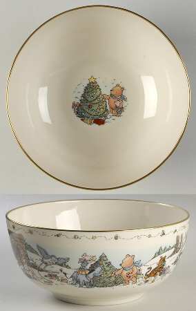 Classic Pooh 8" Round Deep Bowl