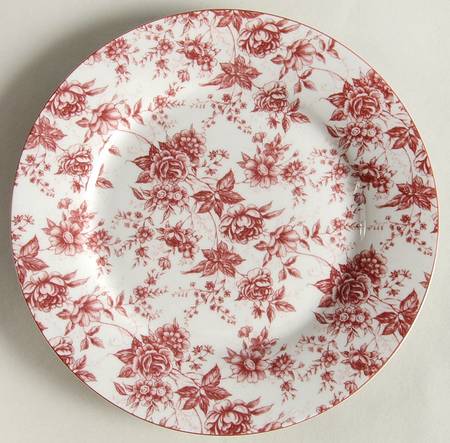 Rosarium Chintz Salad Plate